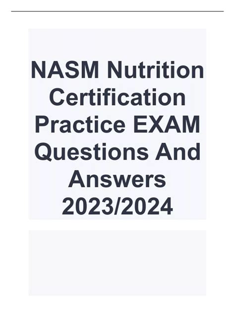 is the nasm certification test hard|hardest nasm exam questions.